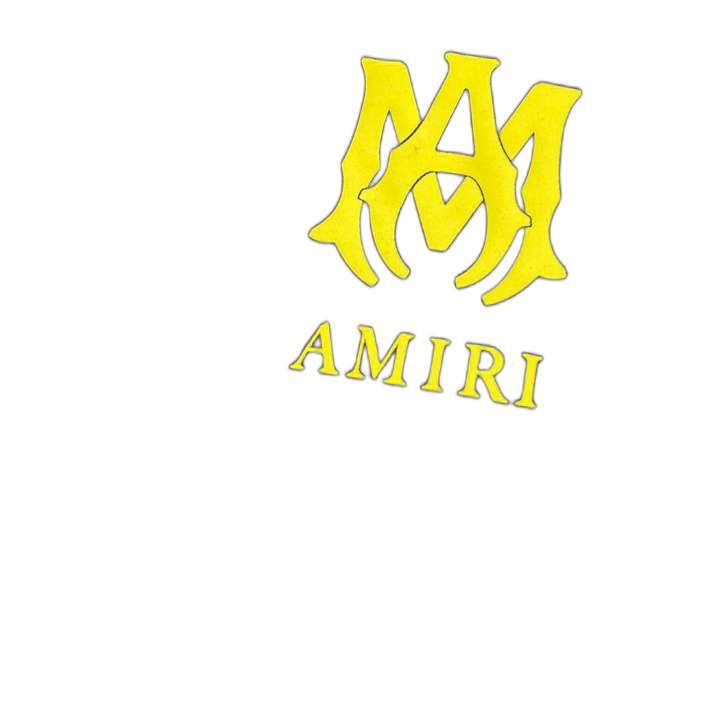 Tuta Amiri Nera – con logo Giallo