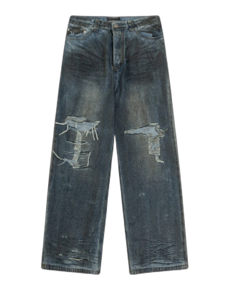 Jeans Balenciaga grigio – oversize uomo