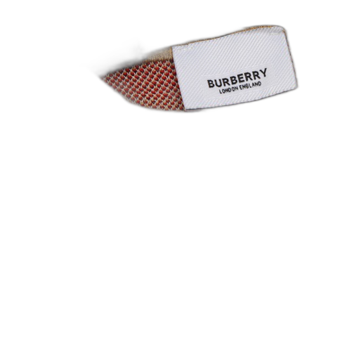 T-shirt Burberry Marrone – a quadri 100% cotone