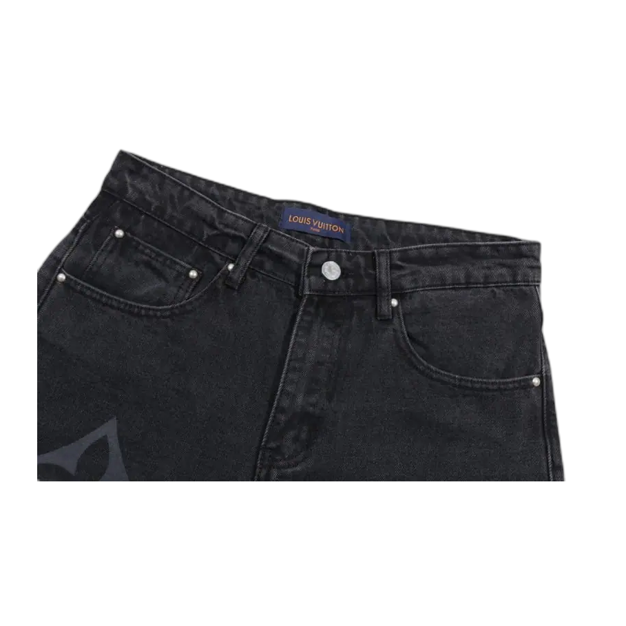 Jeans Louis Vuitton Nero – con logo sfasato