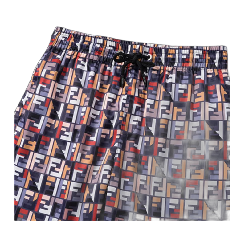 SHORT FENDI MULIT COLOR FF LOGO PATTERN