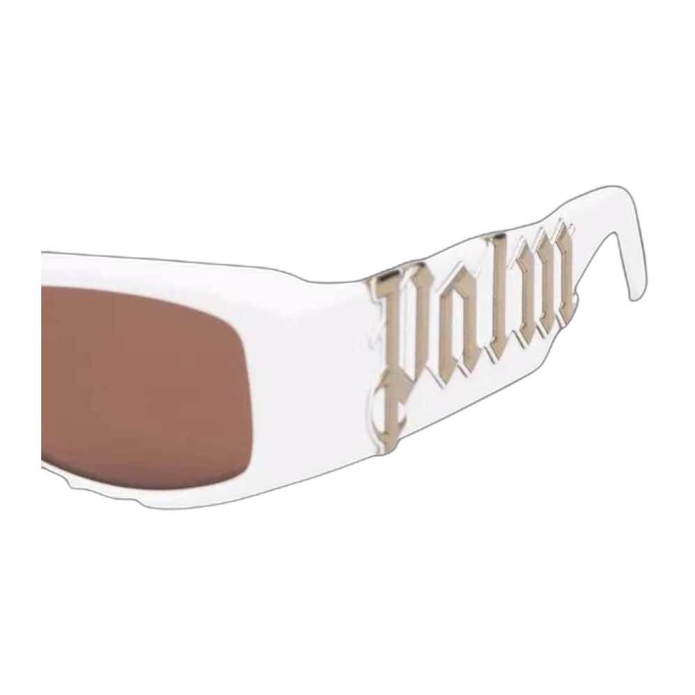 Rectangle Frame Sunglasses White