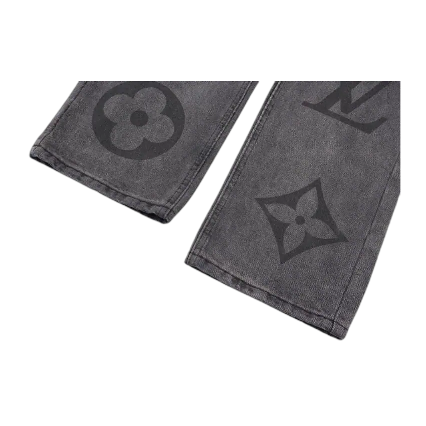 Jeans Louis Vuitton Nero – con logo sfasato