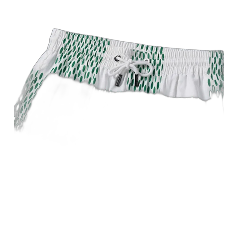 SHORT LV GREEN AND WHITE