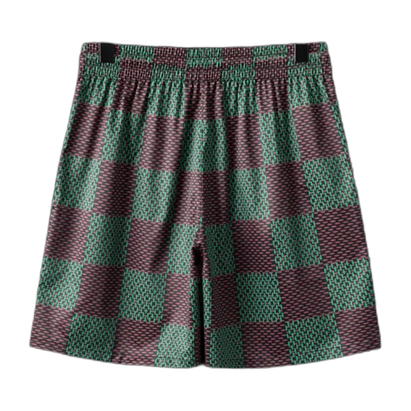 SHORT LV GREEN AND BROWN