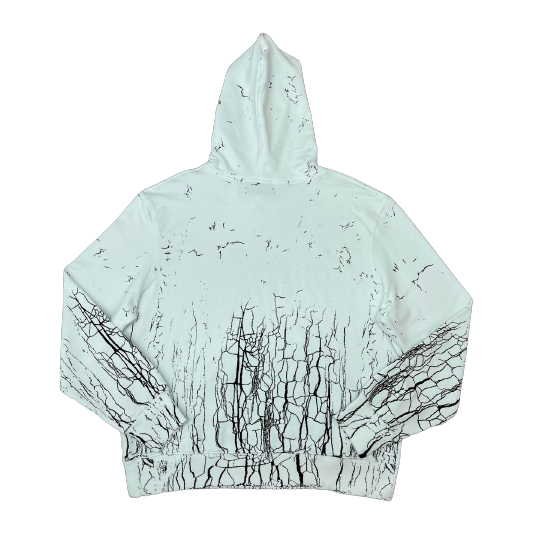 Tuta Amiri bianco – con schizzi neri