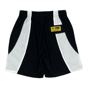 ALCATRAZ SUN &amp; RAIN SHORTS-BLACK &amp; WHITE