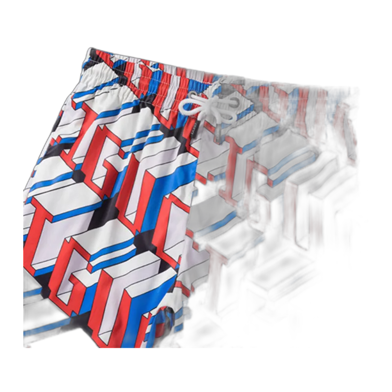 SHORT GG RED AND BLUE