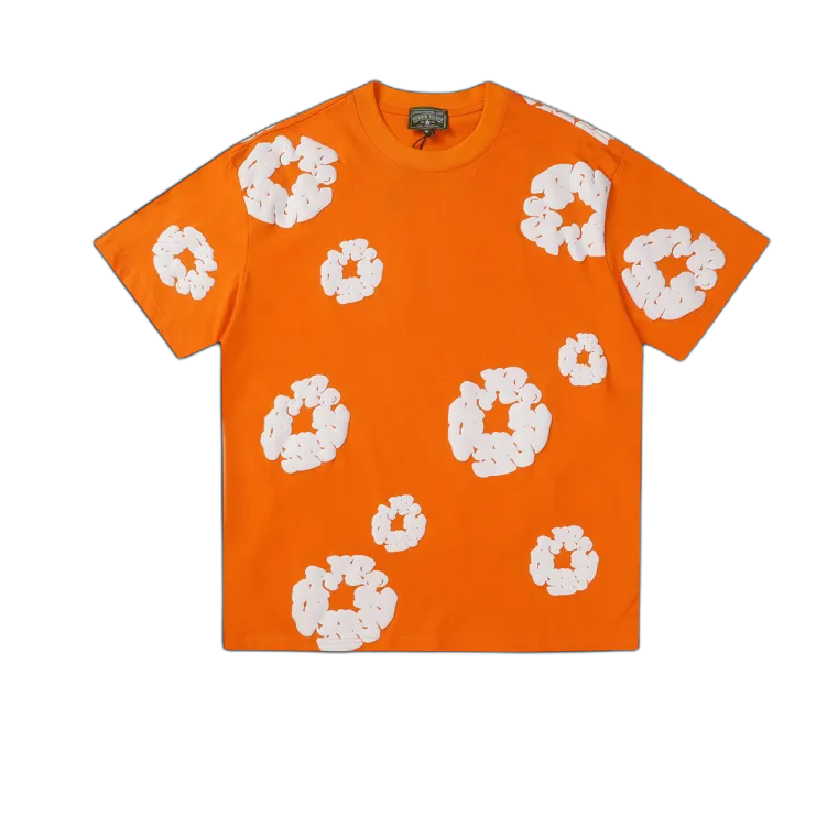 SET DENIM TEAR ORANGE AND WHITE