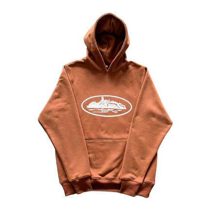 BROWN SWEATSHIRT SHORTS