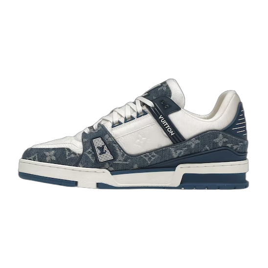 Trainer Monogram Denim White Blue