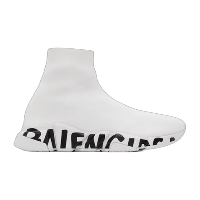Speed Graffiti Trainers White Black