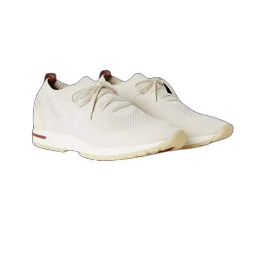 LORO PIANA 360 Flexy Walk Sneakers Beige Melange