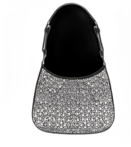 SATIN BAG CRYSTAL