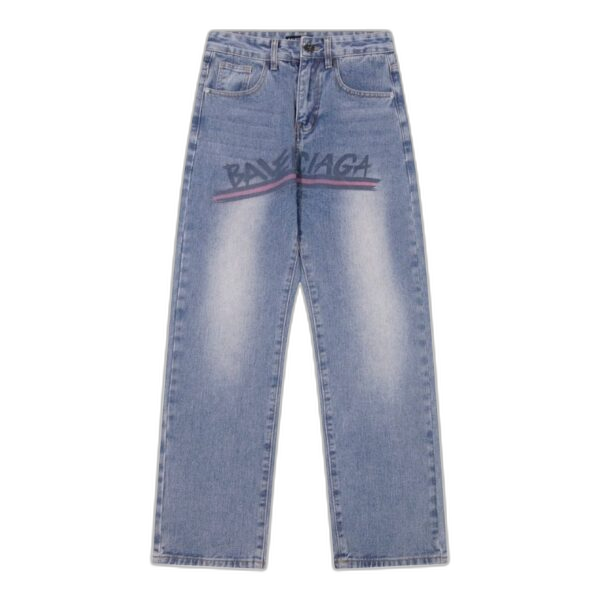 Jeans Balenciaga Azzurro  – con logo