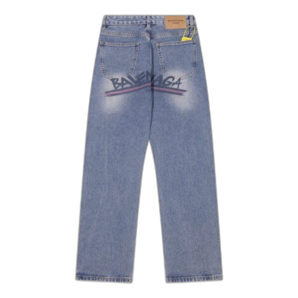 Jeans Balenciaga Azzurro  – con logo