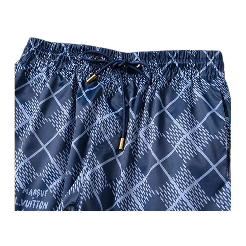 SHORT LV BLUE AND WHITE