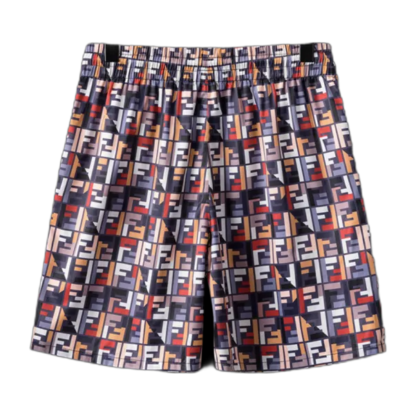 SHORT FENDI MULIT COLOR FF LOGO PATTERN