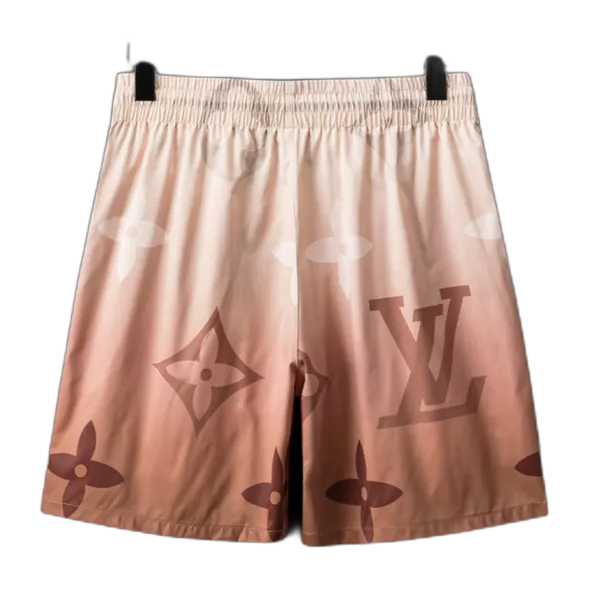 SHORT LV BEIGE AND BROWN