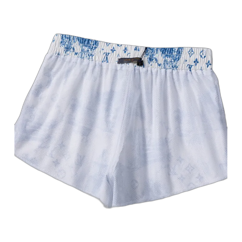 SHORT LV BLUE AND WHITE