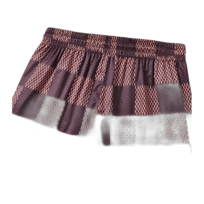 SHORT LV BROWN AND PINK