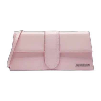 BORSA LE BAMBINO LONG ROSA LOGO SILVER