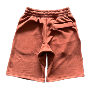 BROWN SWEATSHIRT SHORTS