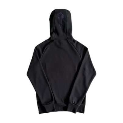 DECDODED CHENILLE 2.0 HOODED TRACKSUIT-BLACK/PURPLE