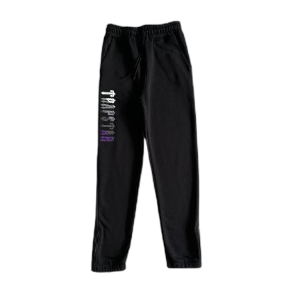 DECDODED CHENILLE 2.0 HOODED TRACKSUIT-BLACK/PURPLE