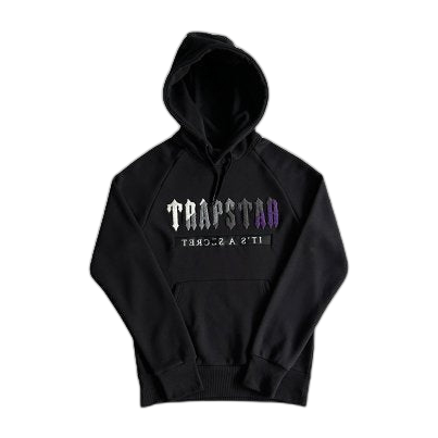 DECDODED CHENILLE 2.0 HOODED TRACKSUIT-BLACK/PURPLE