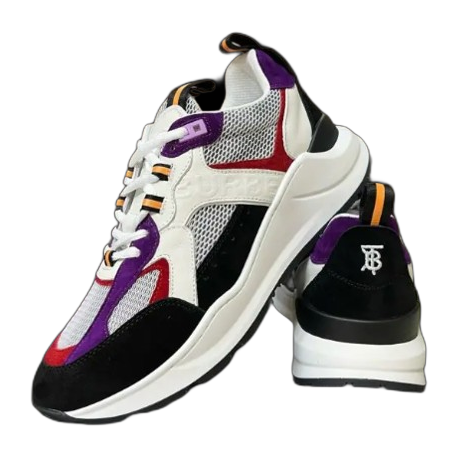 Burberry Vintage Check Low-Top Sneaker White Black