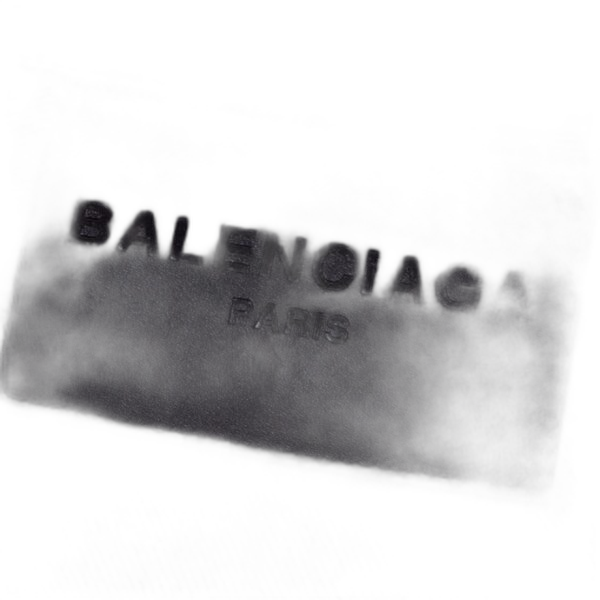 Jeans Balenciaga Nero – con scritte svasate