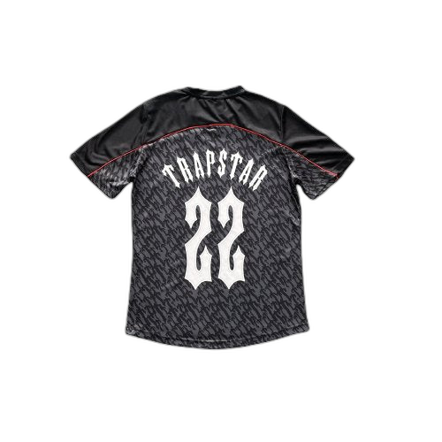 FOOTBALL T SHIRTS-GREY/RED
