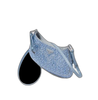 SATIN BAG CRYSTAL
