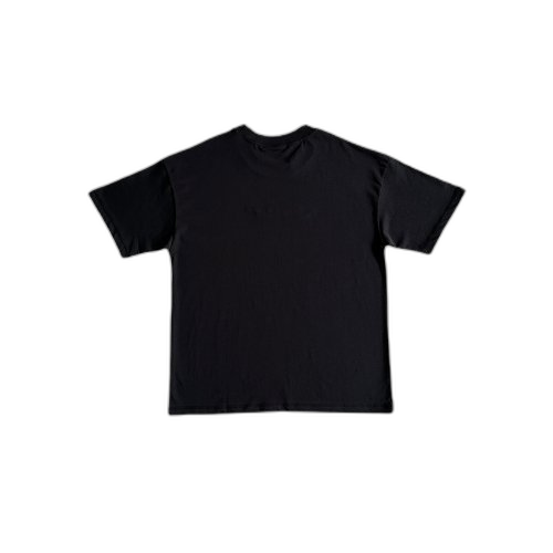 HYPERDRIVE EMBROIDERED TEE-BLACK/TURQUOISE