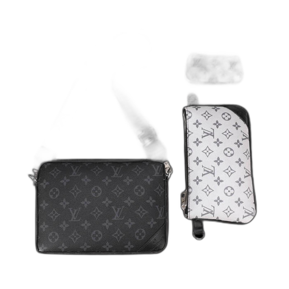Sacoche LV Trio Messenger Bianca o Nera
