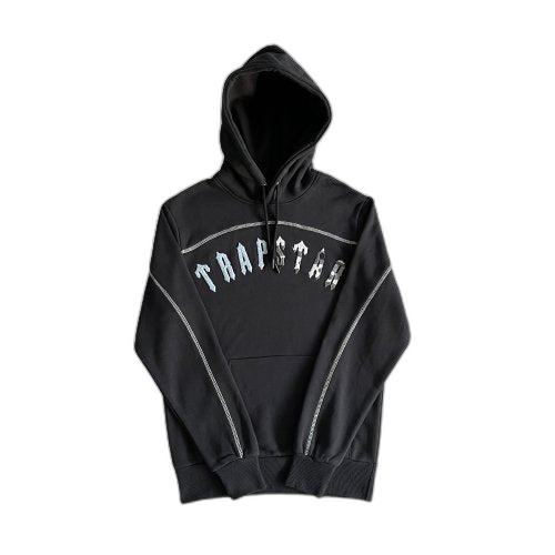 IRONGATE CHENILLE AECH HOODIE TRACKSUIT-BLACK/GREY CAMO