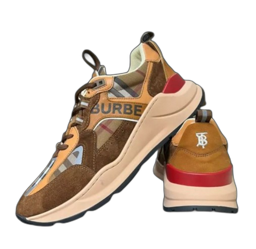 Burberry Vintage Check Low-Top Sneaker Brown