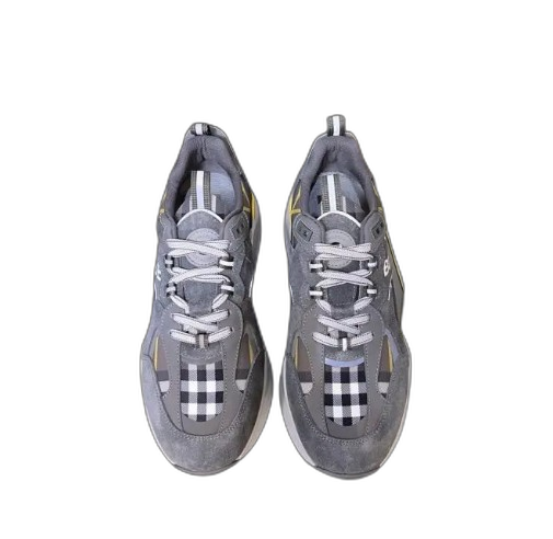 Burberry Vintage Check Low-Top Sneaker Dark Grey