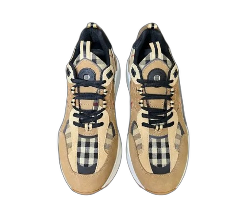 Burberry Vintage Check Low-Top Sneaker Sand
