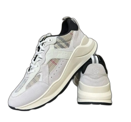 Burberry Vintage Check Low-Top Sneaker White