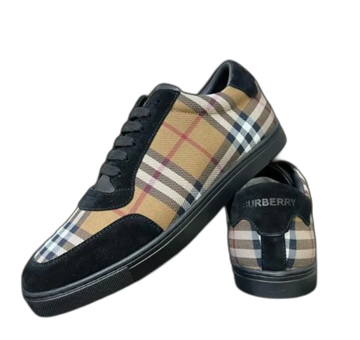 Burberry Vintage Check Patchwork Sneaker Black