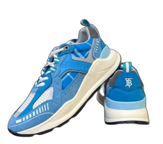 Burberry Vintage Check Low-Top Sneaker Blue