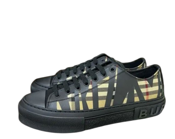 Burberry Cotton Jack Low 19 Sneaker Black Sand