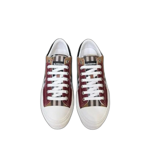 Burberry Vintage Check Patchwork Sneaker Dark Birch Brown