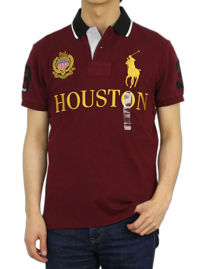 POLO RALP LAUREN ROSSO SCURO