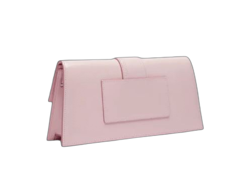 BORSA LE BAMBINO LONG ROSA LOGO SILVER