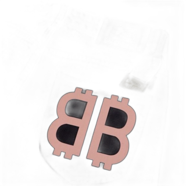 Jeans Balenciaga Nero – con logo rosa