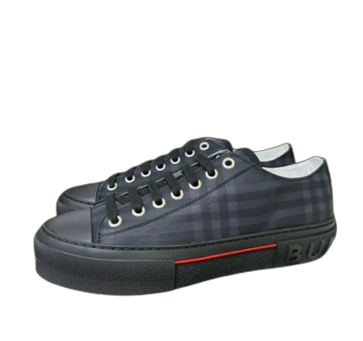 Burberry Cotton Jack Low 19 Sneaker Black Denim